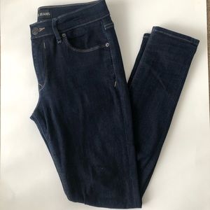 Express Dark Wash Mid Rise Legging Jeans 6R